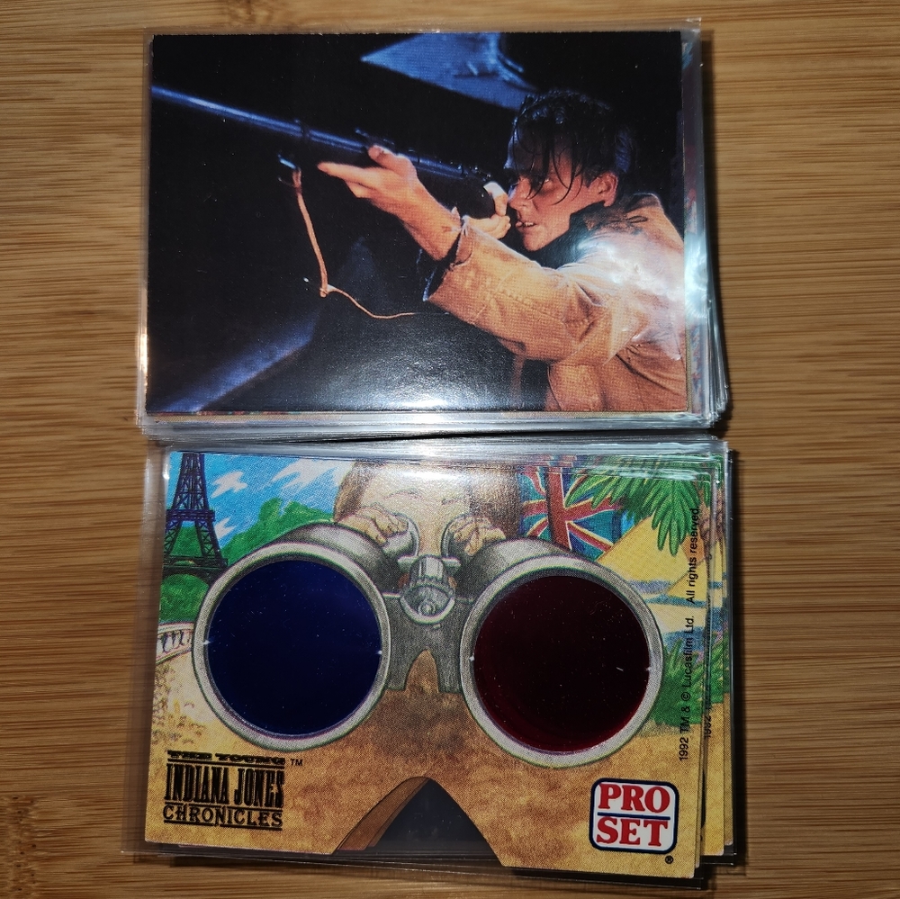 The Young Indiana Jones Chronicles pro set Trading Cards | Vintage | 90 qty.